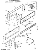 Backguard section