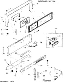 Backguard section
