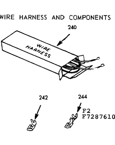 Wire harness and components