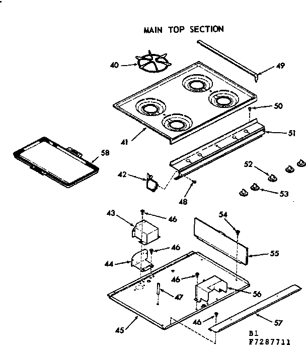 Main top section