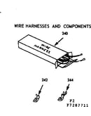Wire harness and components