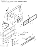 Backguard section