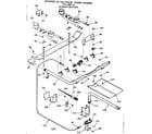 Kenmore 1037288110 burner section diagram
