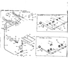 Kenmore 1037297810 burner section diagram