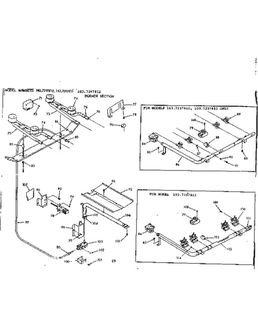 Burner section