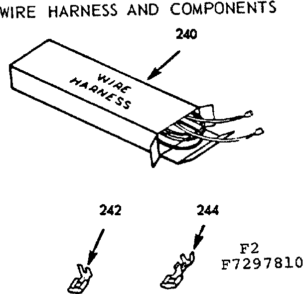 WIRE HARNESS AND COMPONENTS