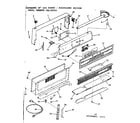 Kenmore 1037297911 backguard section diagram