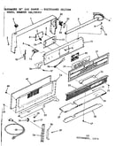 Backguard section