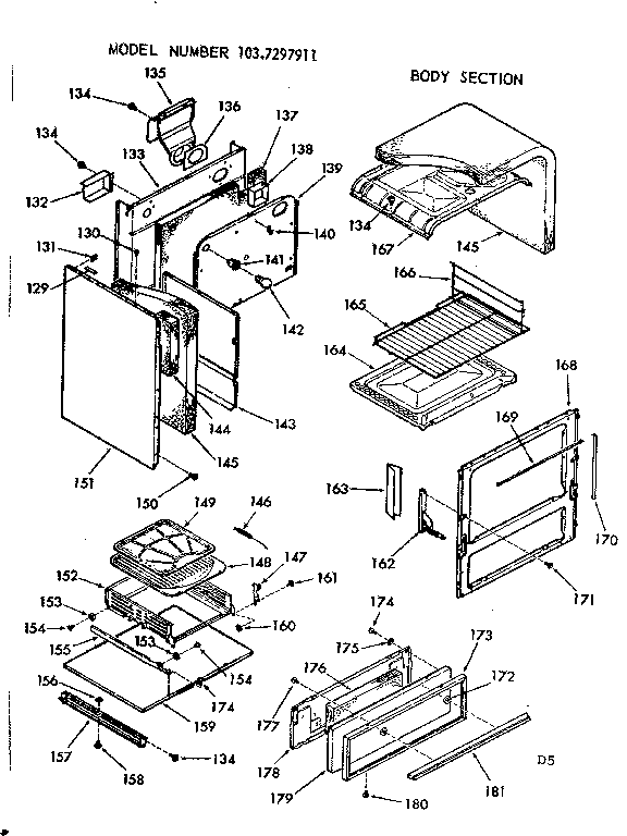 Body section