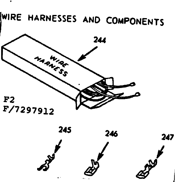 WIRE HARNESS AND COMPONENTS