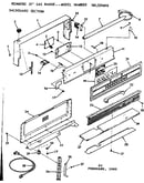 Backguard section