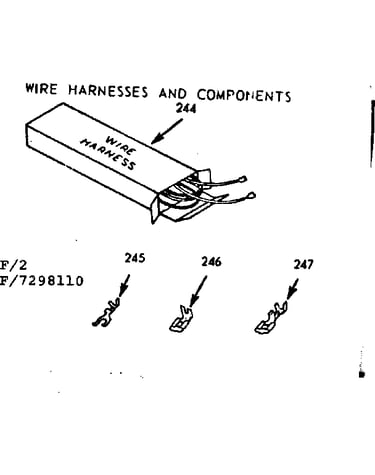Wire harnesses and components