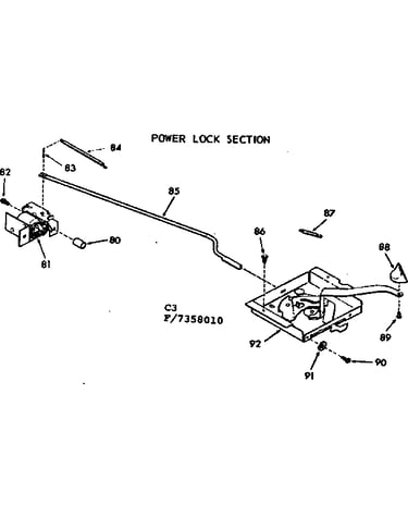 Power lock section