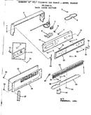 Back guard section