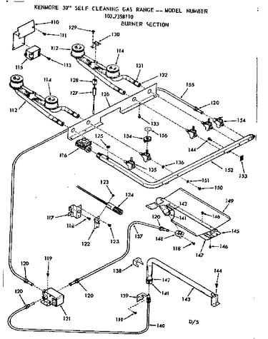 Burner section