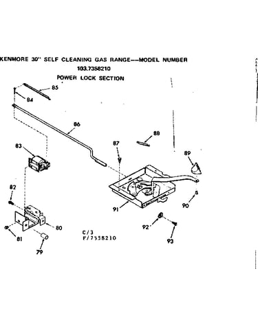 Power lock section