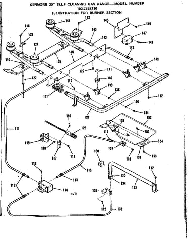Burner section