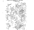 Kenmore 1037358210 body section diagram