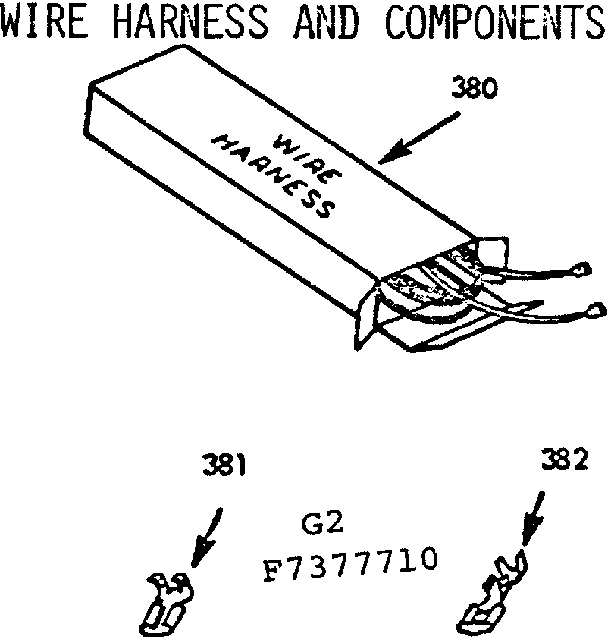 WIRE HARNESS AND COMPONENTS