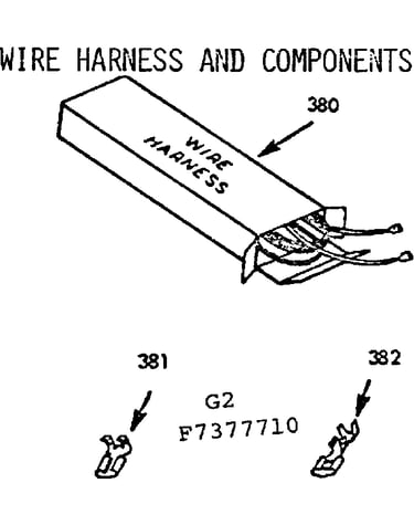 Wire harness and components