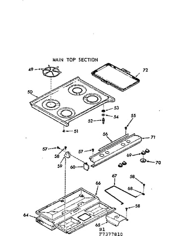 Main top section