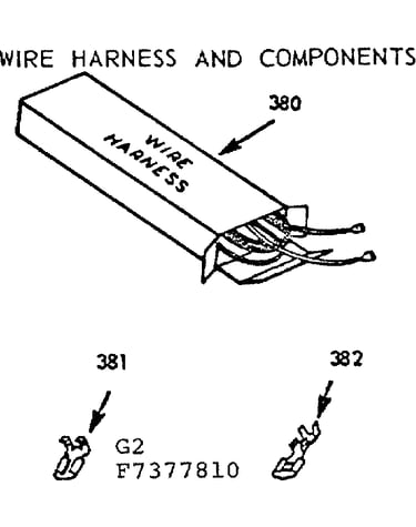 Wire harness and components