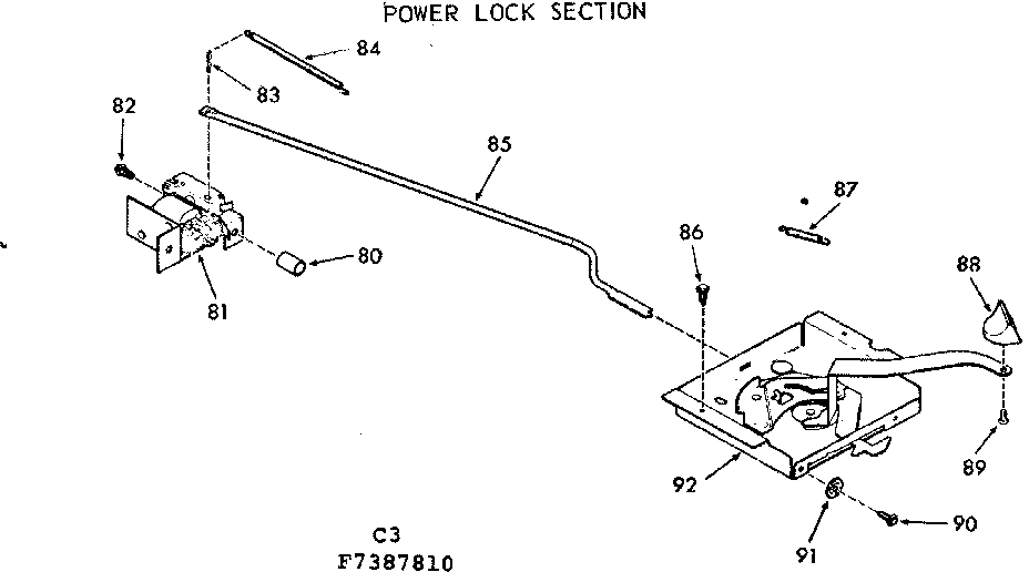 POWER LOCK SECTION