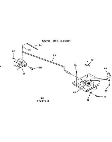 Power lock section
