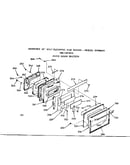 Oven door section