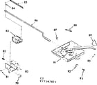 Kenmore 1037387814 power lock section diagram