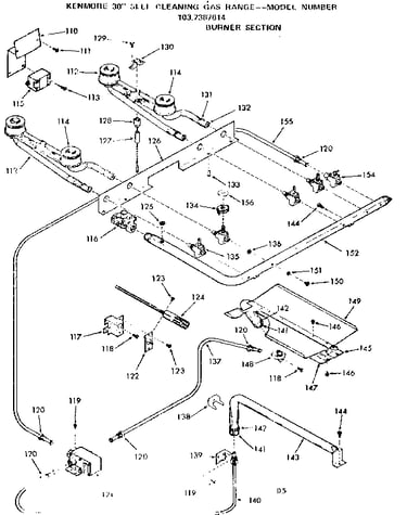 Burner section