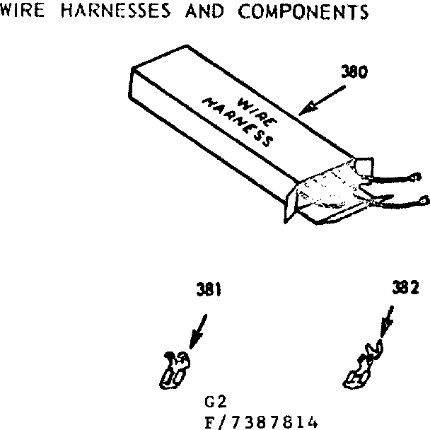 Wire harness and components