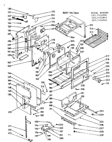 Body section