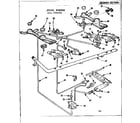 Kenmore 103756626 burner section diagram
