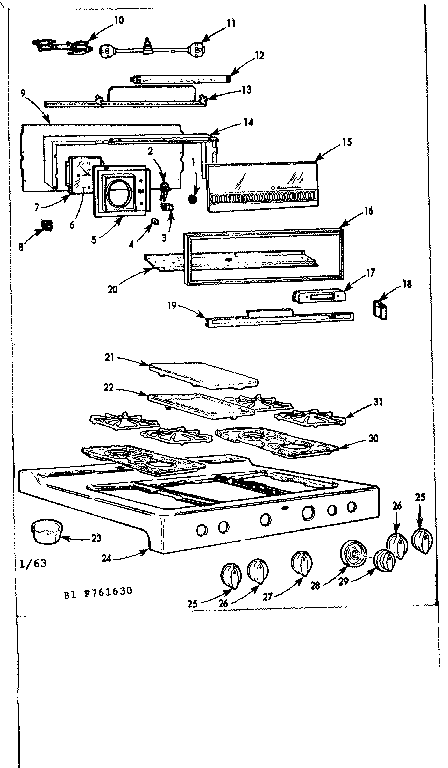 BACKGUARD & MAINTOP SECTION