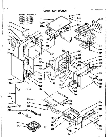 Lower body section