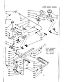 Lower burner section