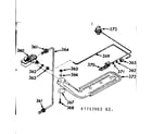Kenmore 1037717062 upper oven burner section diagram