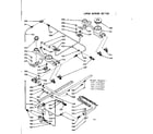 Kenmore 1037727061 lower burner section diagram