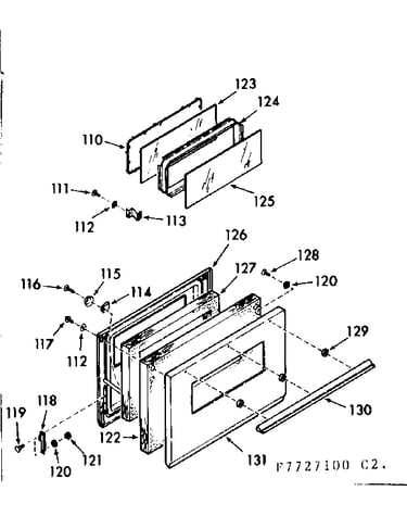 Lower body oven door section