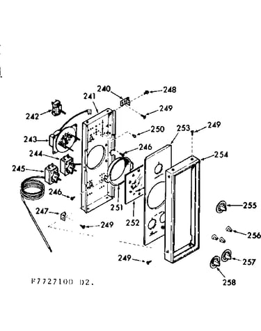Upper body control panel