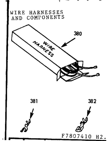 Wire harnesses and components