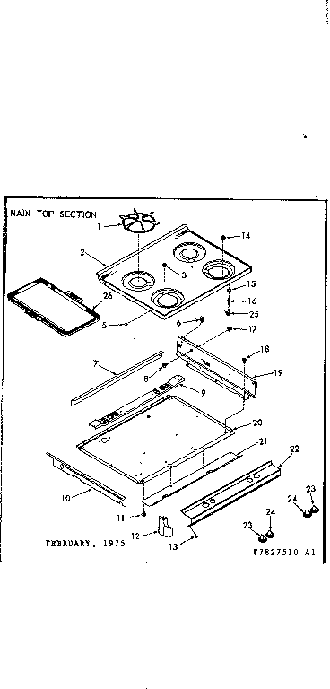 Main top section