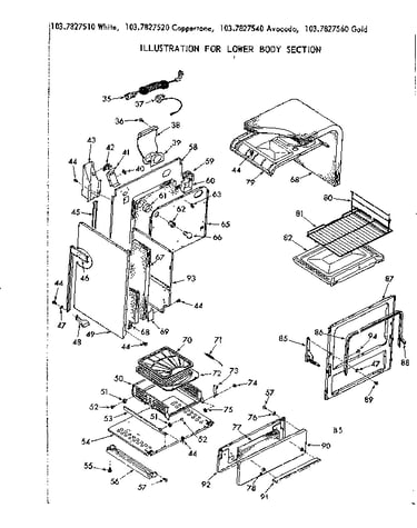 Lower body section