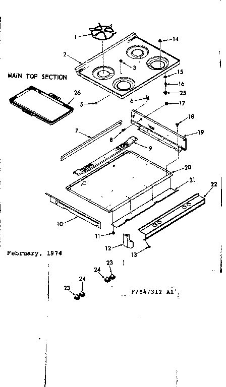 Main top section