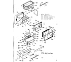 Kenmore 1037847322 upper body section diagram