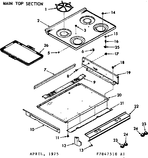 Main top section