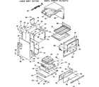 Kenmore 1037847710 lower body section diagram