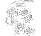 Kenmore 1037857710 lower body section diagram