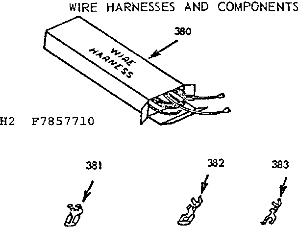 Wire harness and components